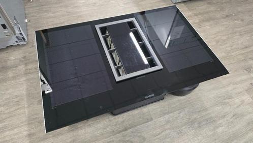Siemens inductie kookplaat met afzuiging EX877LX33E, Witgoed en Apparatuur, Kookplaten, Zo goed als nieuw, Inbouw, Inductie, 4 kookzones