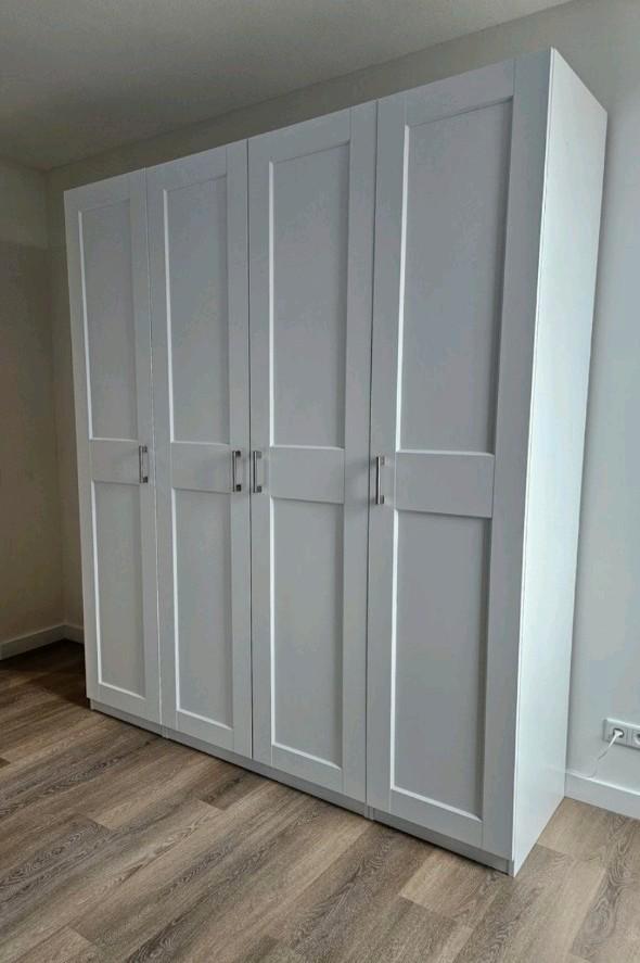 Ikea pax 200x236, met verlichting, lades en schoenenrek, Huis en Inrichting, Kasten | Kledingkasten, Zo goed als nieuw, 200 cm of meer