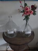 Gistflessen, mandflessen, grote bowl en vaas, Ophalen, Glas