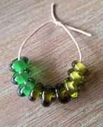 9 x handgemaakte kraal van gerecycled glas, past op pandora, Hobby en Vrije tijd, Kralen en Sieraden maken, Verzenden, Nieuw, Kraal