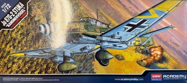 Coelianmodels, Academy 12404, Ju-87G Stuka, 1/72, € 13,99, Overige merken, 1:72 tot 1:144, Nieuw, Ophalen of Verzenden