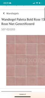 maxaro Paletta Bold Roze, 13x13cm, 50pcs, Ophalen, Minder dan 20 cm, Zo goed als nieuw, Minder dan 5 m²