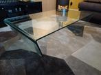 Salontafel  van glas, Huis en Inrichting, Tafels | Salontafels, 100 tot 150 cm, Glas, Minder dan 50 cm, Rechthoekig