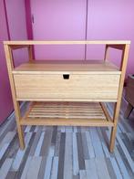 IKEA Nordkisa Bamboe Nachtkastje, Ophalen, 55 tot 70 cm, Zo goed als nieuw, 45 tot 65 cm