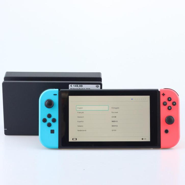 Nintendo Switch 2019 Compleet alle Accessoires, Spelcomputers en Games, Spelcomputers | Nintendo Switch, Zo goed als nieuw