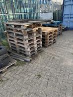 Partij gebruikte houten pallets, Doe-het-zelf en Verbouw, Hout en Planken, Ophalen, Gebruikt, Minder dan 25 mm, Pallet