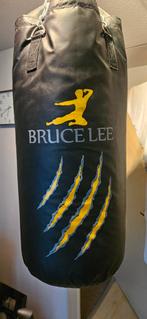 Zware Bokszak met Handschoenen - Bruce Lee Design, Ophalen, Gebruikt, Overige, Vechtsportmateriaal