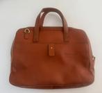 Burkley leren laptop tas cognac kleur, Computers en Software, Laptoptassen, Verzenden, 17 inch of meer, Zo goed als nieuw