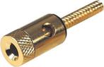 Speaker Binding Post terminal plug - zwart / verguld, Ophalen, Nieuw, Minder dan 2 meter