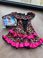 Carnaval dia de los muertos jurk maat 40-42, Kleding | Dames, Carnavalskleding en Feestkleding, Ophalen, Zo goed als nieuw, Maat 38/40 (M)