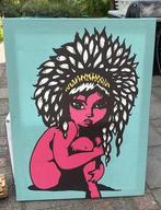 Tiger Lilly Canvas Schilderij - Modern Kunstwerk, Ophalen