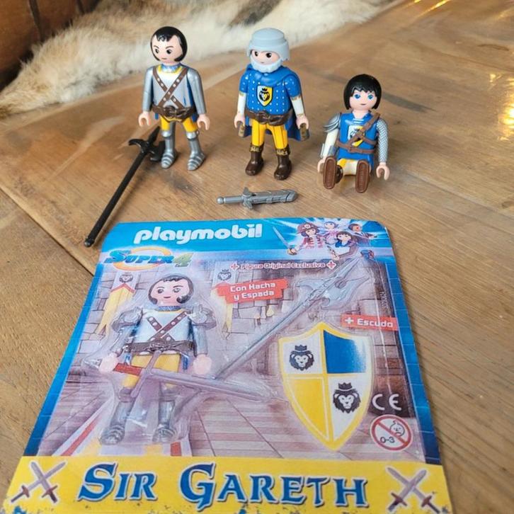 playmobil sir gareth, koningstribune alex, set 6695, Kinderen en Baby's, Speelgoed | Playmobil, Zo goed als nieuw, Los playmobil