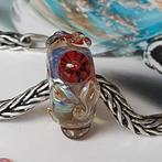 Prachtige Bloem Van ElfBeads  retired.         trollbeads, Overige merken, Glas of Kristal, Nieuw, Ophalen of Verzenden