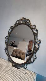 Antieke Ovale Spiegel, Minder dan 100 cm, Ophalen of Verzenden