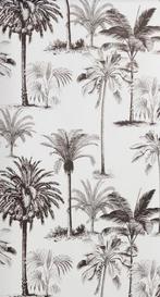 Behang Manouk palmbomen / zwart wit / Ashford and Sons, Ophalen, Minder dan 10 m², Zwart, Modern