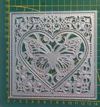 Snij en Embossingmal Frame Vlinder, Hobby en Vrije tijd, Ophalen of Verzenden, Zo goed als nieuw, Overige thema's, Pons of Mal