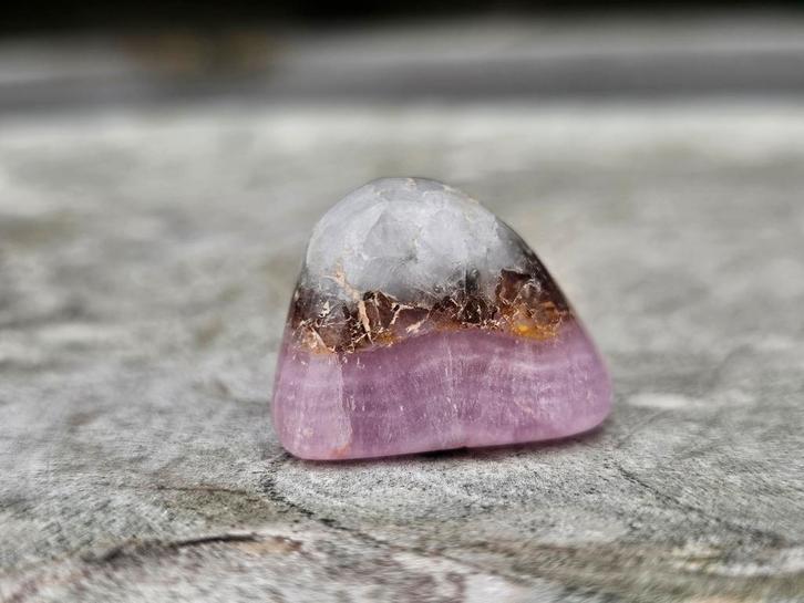 Mooie roze aragoniet zaksteen, Sieraden, Tassen en Uiterlijk, Edelstenen, Ophalen of Verzenden