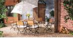 Tarrington teak terras set, Ophalen, Gebruikt