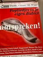 Poster Uutsprèken (streektaal muziek), Gebruikt, Ophalen of Verzenden, Rechthoekig Staand, Muziek