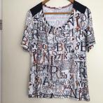 Leuk lettershirt van Bonita, maat XL, Wit, Maat 46/48 (XL) of groter, Ophalen of Verzenden, Zo goed als nieuw