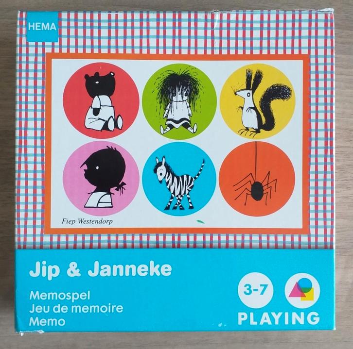 Jip & Janneke Memospel , Kinderen en Baby's, Speelgoed | Educatief en Creatief, Gebruikt, Ontdekken, Verzenden