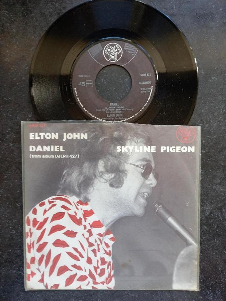Elton John - Daniel 1973, Cd's en Dvd's, Vinyl Singles, Gebruikt, Single, Pop, 7 inch, Ophalen of Verzenden