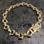 14k gouden armband prachtig schakel bakslot, Ophalen of Verzenden, Nieuw, Goud