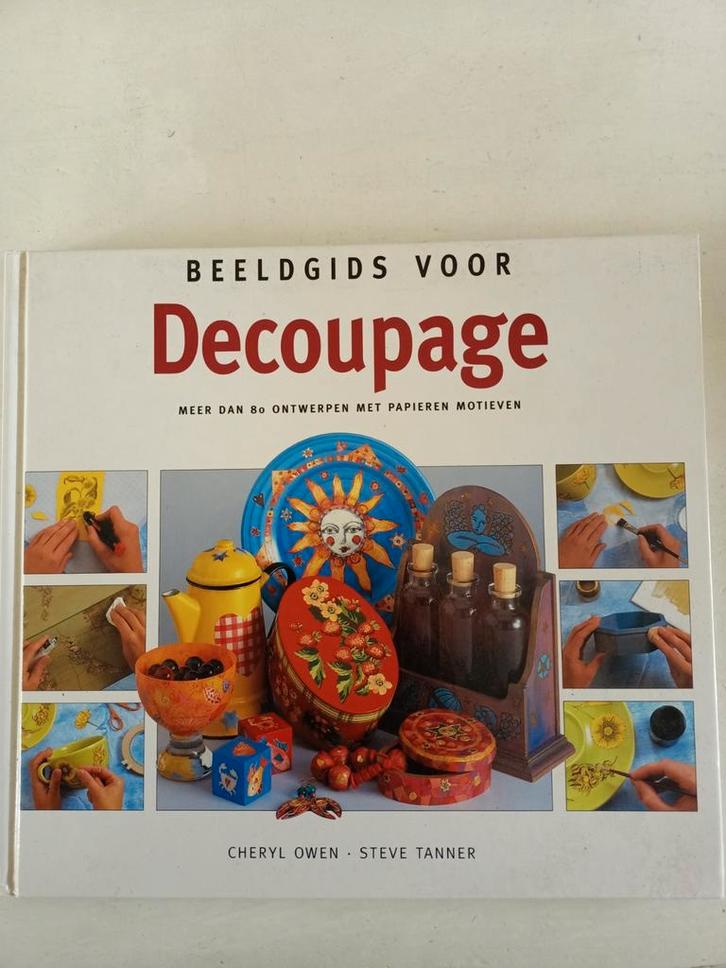 Beeldgids voor Decoupage - 80 Ontwerpen, Boeken, Hobby en Vrije tijd, Gelezen, Scrapbooking en Knutselen, Geschikt voor kinderen