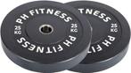 PH Fitness Bumper Plates 25KG Set – Rubber 50mm (2x), Armen, Nieuw, Ophalen of Verzenden, Info@phfitness.nl