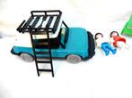 Playmobil Auto blauw met 2 poppetjes en stoel en barbecues, Ophalen, Gebruikt, Los playmobil