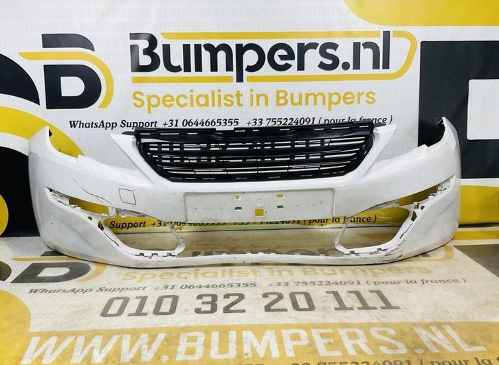 BUMPER Peugeot 308 Normaal 2012-2016 VOORBUMPER 2-J3- 7404z, Auto diversen, Tuning en Styling, Ophalen of Verzenden