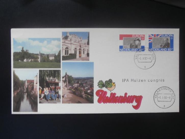 NL 1980; Env. IPA-huizen congres Valkenburg, Postzegels en Munten, Brieven en Enveloppen | Nederland, Envelop, Verzenden