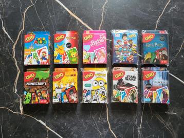 Uno kaartspel - diverse versies - NIEUW IN SEAL beschikbaar voor biedingen