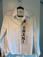 Armani Exchange overhemd M/L - Zo goed als nieuw!, Ophalen of Verzenden, Zo goed als nieuw, Wit, Halswijdte 39/40 (M)