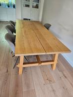 Ikea mockelby eiken tafel 235 x 100 x 74, Huis en Inrichting, Tafels | Eettafels, Ophalen, 100 tot 150 cm, Eikenhout, 200 cm of meer