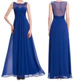 nieuwe galajurk maat 38 blauw, Maat 38/40 (M), Galajurk, Blauw, All2wish4