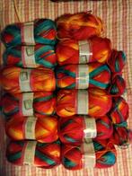 Action kleurverloop garen variety yarn 12 bollen en 2 mixed, Hobby en Vrije tijd, Breien en Haken, Ophalen of Verzenden, Nieuw