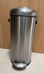 Simplehuman RVS Afvalemmer met Pedaal -, Ophalen, Gebruikt, Met pedaal, 50 tot 75 cm