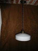 OPALINE HANGLAMP, Huis en Inrichting, Lampen | Hanglampen, Ophalen, 50 tot 75 cm, GROOTMOEDERS TIJD, Zo goed als nieuw