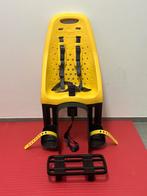 Yepp Maxi fietsstoeltje (geel) + Easyfit adapter, Yepp, Voetsteuntjes, Zo goed als nieuw, Achterzitje
