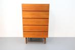SALE |  Vintage ladekast | Denemarken | 5 lades | Teak, Huis en Inrichting, Ophalen, 5 laden of meer, ., Teakhout