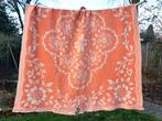 oude retro/ vintage deken, gehavend, Verzenden, Gebruikt