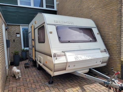 Home-car, Caravans en Kamperen, Caravans, Particulier, tot en met 4, 500 - 750 kg, Standaardzit, Home-car, 2 aparte bedden, Vast bed