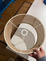 Rotan Lampenkap - Sfeervolle Verlichting, Gebruikt, Beige, Rond, Ophalen of Verzenden