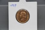Mooi gouden tientje 1897 - 10 gulden 1897 - Wilhelmina, Postzegels en Munten, Munten | Nederland, Verzenden, Goud, Koningin Wilhelmina