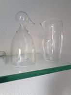 Set melk en suikerkannetje potjes van glas, Glas of Glazen, Nieuw, Ophalen of Verzenden, Glas