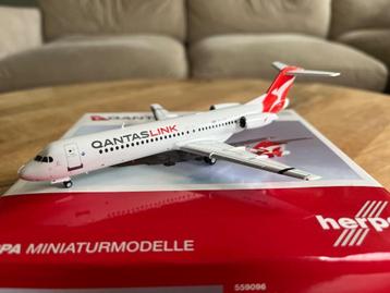 Fokker 100 - QantasLink / Herpa / 559096 beschikbaar voor biedingen