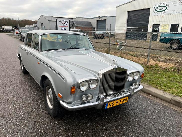 Rolls-Royce Silver Shadow 6.7 AUT 1976 Grijs, Auto's, Rolls-Royce, Bedrijf, Silver Shadow, Benzine, Sedan, Automaat, Geïmporteerd