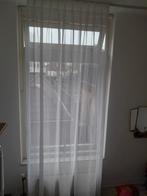 Set 4x vitrage kamerhoog wit, 200 cm of meer, Wit, Ophalen of Verzenden, Zo goed als nieuw