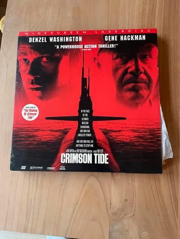Crimson Tide Laserdisc - Denzel Washington beschikbaar voor biedingen